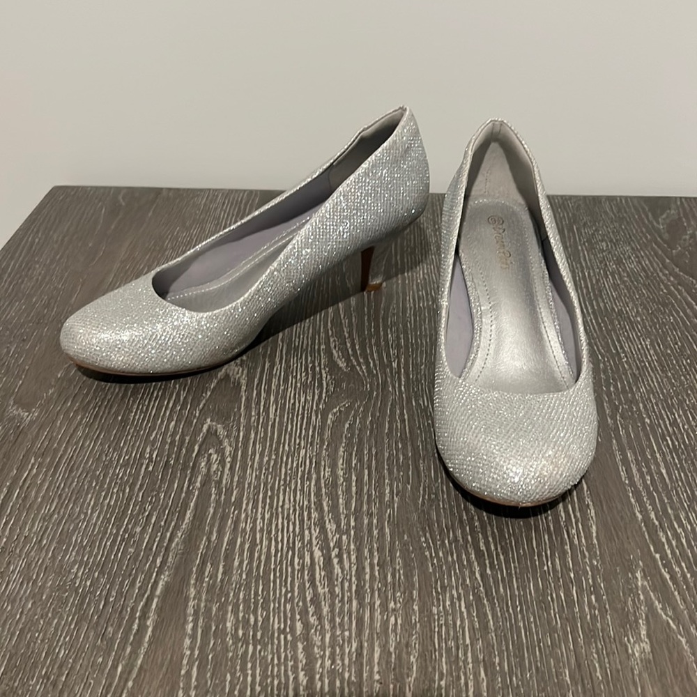 Sparkling Silver Heels